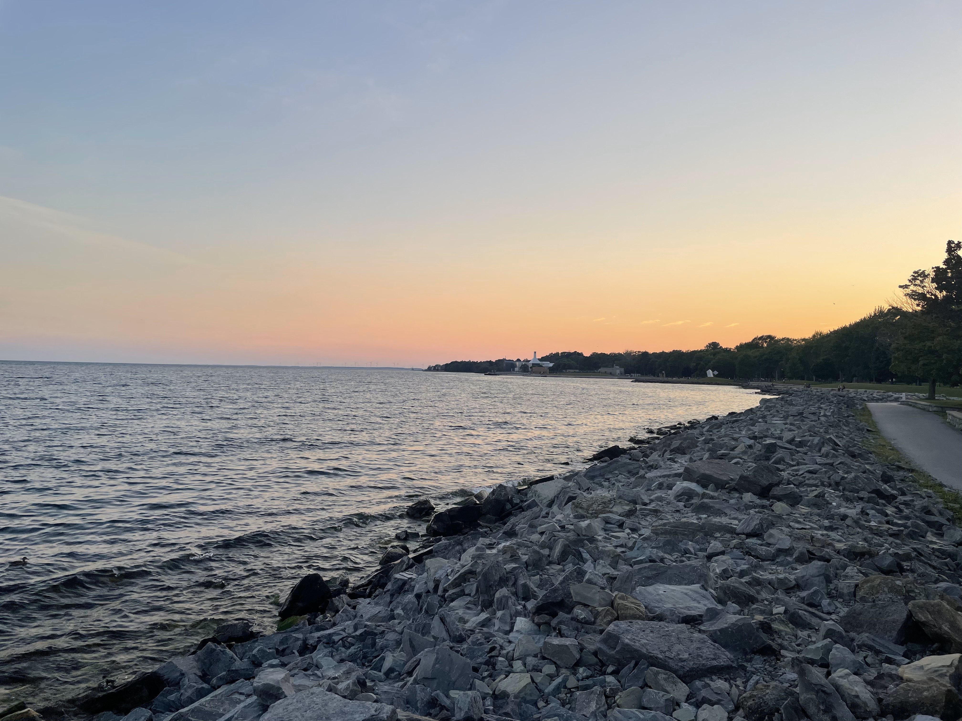 Lake Ontario at sunset